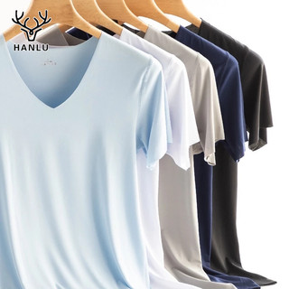 Áo vest nam HANLU cổ chữ V đơn giản và đa năng size M-5XL