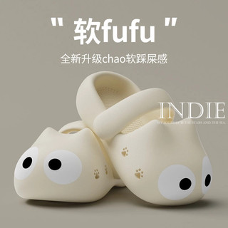 INDIE dép cross dép kiểu nữ đi chơi Chống trơn trượt Đa dạng Phóng khoáng Cổ điển FBT2450SBV 20Z240517