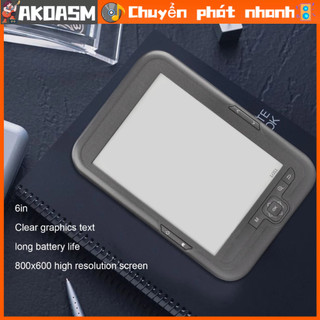 Ereader 6in 800x600 hd màn hình mực đầu đọc ebook hỗ trợ fm với vỏ bảo vệ headphon ink screen e reader để