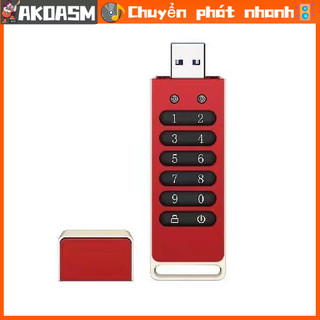 [Hàng Sẵn] Ổ USB được mã hóa đĩa flash an toàn Ngăn chặn rò rỉ dữ liệu Đĩa U Tự động khóa 3.1 để bảo vệ cá nhân Chính phủ [AKOASM]