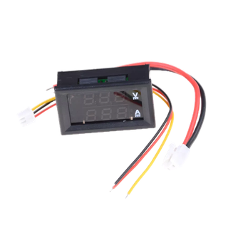 Shngki > dc 100v 10a vôn kế ampe kế xanh + đỏ led kỹ thuật số kép vôn ampe đồng hồ đo mới