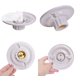 Shngki > e27 giá đỡ bóng đèn led ổ cắm tròn e27 đế treo đèn ổ cắm vít đế mới