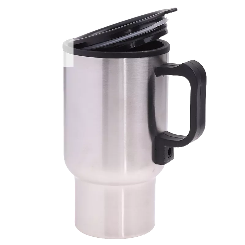 Bình Đun Nước Bằng Thép Không Gỉ 12v 450ml Cho Xe Hơi Mới
