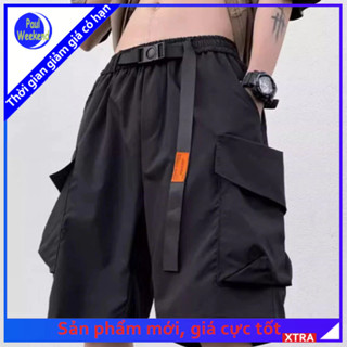 PaulWeekend  Mùa hè phải có: Quần short hàng hóa chức năng retro phong cách Mỹ, nam mỏng dáng rộng và đa năng, đẹp trai, quần thường ngày, quần crop, nam
