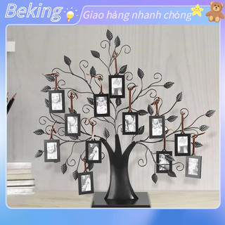 [Hàng Sẵn] Khung Ảnh Gia Đình Thời Trang Cây Hiển Thị Với Hình Treo Trí Nhà Beking