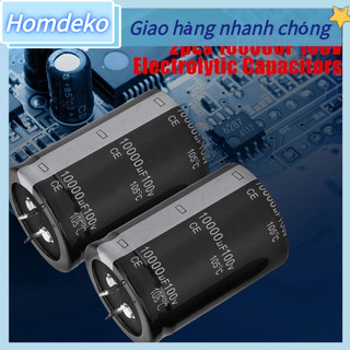 Homdeko. 2 cái Tụ điện 10000uF 100V 105 oC 35X50mm