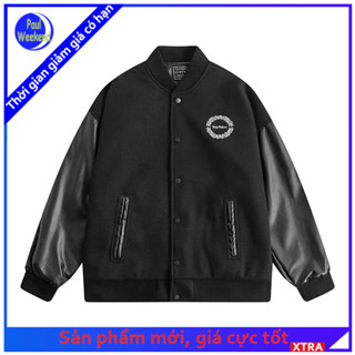Paulweekend Áo Khoác Thể Thao Phong Cách Âu Mỹ Thời Trang Thu Đông Cho Nam