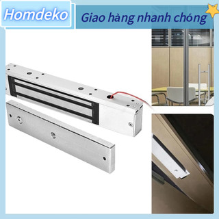 Homdeko dc 12v 280kg lực giữ khóa điện từ một cửa có đèn led