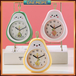 Đồng hồ báo thức, Đồng Hồ Báo Thức Để Bàn Hình Quả Bơ, Trang trí bàn học mini đơn giản dễ thương Onemore
