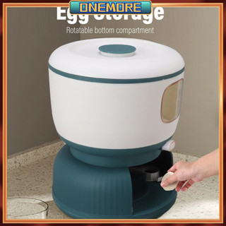Onemore Xô đựng gạo Loại ép trong suốt có cốc đo lường thoát nước Thùng ngũ 5kg