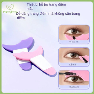 Người Mới Vẽ Bút Kẻ Mắt Đa Năng Hỗ Trợ Trang Điểm Mắt Áp Dụng Cọ Phấn Mắt Dưới Mascara Lưỡi Liềm Vách Làm Đẹp Dụng Cụ