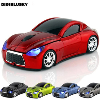 DIGIBLUSKY Chuột Không Dây HìNh Xe Hơi Thể Thao 2.4ghz Với ĐèN led