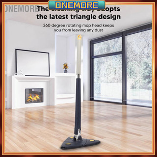 Onemore Cây lau nhà hình tam giác có thể mở rộng điều chỉnh 360 độ cho tường bồn tắm gia đình
