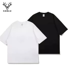 Áo thun nam HANU màu trơn đơn giản đa năng khí chất giản dị ngắn tay vải cotton