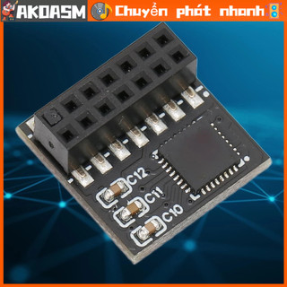 Akoasm mô-đun tpm 2.0 bảo mật mã hóa 14pin spi giao diện lpc tpm2.0 dành cho windows asus