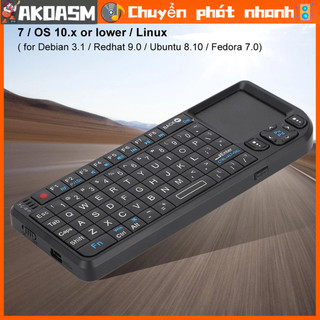 Akoasm bàn phím không dây mini bỏ túi usb umk‑100‑rf dành cho windows 2000 / xp vista 7 os 10.x