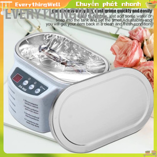 EverythingWell Máy làm sạch trang sức siêu âm điện mini chuyên nghiệp kính 30W + 50W