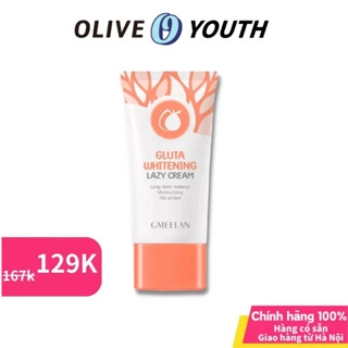 GMEELAN Kem Làm sáng da 30g SPA20 Kem làm trắng da GLUTA WHITENING LAZY CREAM Làm trắng da Cân bằng màu da