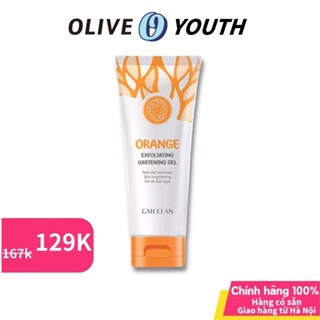 【Quà Giáng Sinh  Orange Exfoliate Gel tẩy tế bào chết mặt kem dưỡng trắng Tẩy Tế Bào Chết Da Mặt Dịu Nhẹ GMEELAN