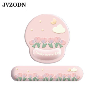 JVZODN Hoạt Hình Miếng Lót Chuột Sáng Tạo Thảm Thoải Mái Chống Trơn Trượt Miếng Lót Chuột Có Cổ Tay Cho Bàn Chơi Game Kawaii Chuột Pad