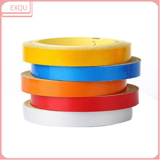 Exqu xe phản quang xe máy xe đạp thân vành sọc băng miếng dán cuộn diy decal