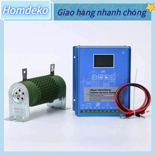 24v 48v mppt gió năng lượng mặt trời lai bộ điều khiển đa lcd sạc 1000w quang điện homdeko
