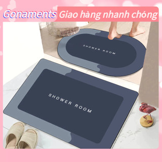 [Hàng Sẵn] Thảm lau chân , thảm chùi chân chống trơn trượt siêu thấm nhà tắm , nhà bếp 40x60cm, thảm chùi chân trải sàn nhà thấm hút nước Gonaments
