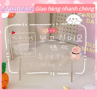 [Hàng Sẵn] Bảng ghi chú mini trong suốt tiện lợi khổ lớn 20x30cm Gonaments Q.