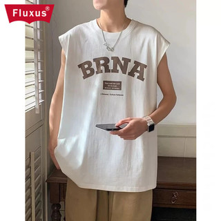 Áo thun PannoFluxus không tay dáng rộng in họa tiết thời trang năng động cho nam