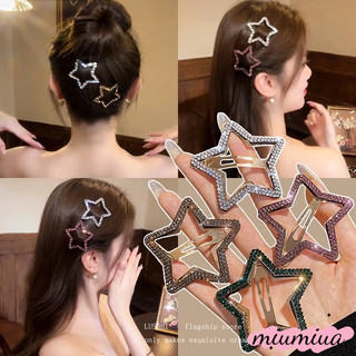 Miua🔮kẹp tóc ngôi sao đính đá cao cấp - mới kẹp tóc đính đá hình ngôi sao xinh xắn cho nữ