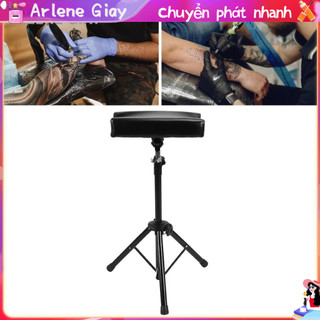 Arlene Giay Hình xăm Tay vịn Góc đứng Điều chỉnh Chiều cao Chân đế Bề mặt PU tựa tay cho các cửa hàng hình