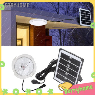 BerryHome Đèn trần năng lượng mặt trời 2 chế độ điều khiển 50 hạt đèn có thể chỉnh trong nhà 45W