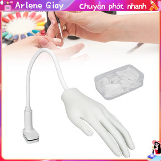 Arlene Giay Ốp Móng Tay Nghệ Thuật Thực Hành Có Thể Uốn Cong Khớp Giả Đầu Nail Huấn Luyện Hình Nộm