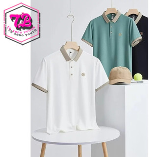  Áo thun polo nam thanh niên Tb xeno mới xu hướng Hàn Quốc ve áo giản dị mỏng phù hợp với áo ba màu 