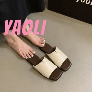 YAOLI  Dép dành cho nữ mặc ngoài mới phong cách Hàn Quốc cổ tích bên bờ biển dép đế mềm
