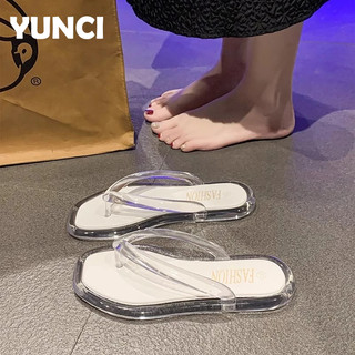 YUNCI  dép cross sục nữ 2024 HOTSALE Giày slip-on Phong cách thể thao Độc lạ Dễ dàng phối đồ Tinh tế Điệu đà FDL2450NW0 20Z240514