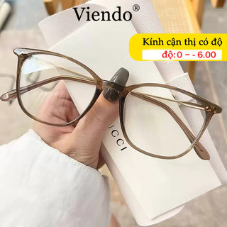 Gọng Kính Cận Giá Rẻ VIENDO Mắt Kính Cận Chống Ánh Sáng Xanh Tia UV Đổi Màu Khi Ra Nắng Thời Trang Trong Suốt Có Cắt Gọng Cận Theo Yêu Cầu Cho Nam Và Nữ