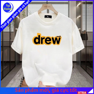 Paulweekend Phong cách Mỹ mát mẻ cotton nguyên chất ngắn tay mùa hè  cổ tròn dáng rộng đường phố hợp thời trang