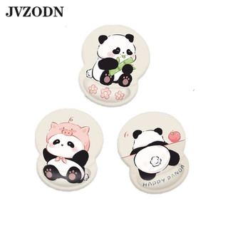 JVZODN Hoạt Hình Gấu Trúc Miếng Lót Chuột Với Cổ Tay Còn Lại Dễ Thương 3D Chuột Công Thái Học Miếng Lót Chống Trượt Silicone Conputer Pad Cho PC Laptop Máy Tính Bảng