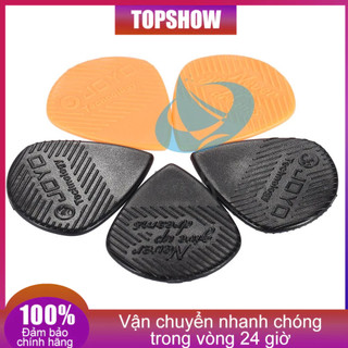 Bộ 5 miếng gảy đàn guitar bằng nhựa hình tam giác màu đen cam 2 trong 3 cái