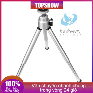 Giá đỡ ba chân mini linh hoạt bằng hợp kim nhôm màu bạc cho máy chiếu