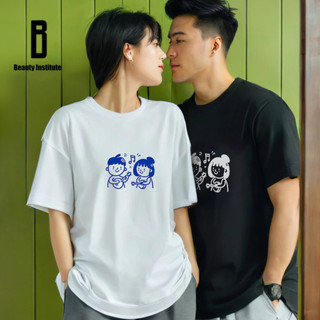 Áo thun ngắn tay nửa tay xu hướng in băng lụa ngắn lạnh nam xu hướng chơi họa tiết guitar