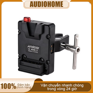 Đĩa Chuyển Đổi Nguồn Điện Andoer Mini Nano V-mount Kèm Kìm Kẹp Chuyên Dụng