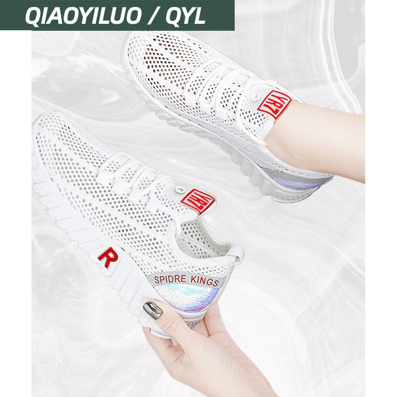 Qiaoyiluo Giày Thể Thao Vải Dệt Thoáng Khí Phong Cách Bắc Kinh Cổ Điển Cho Nữ