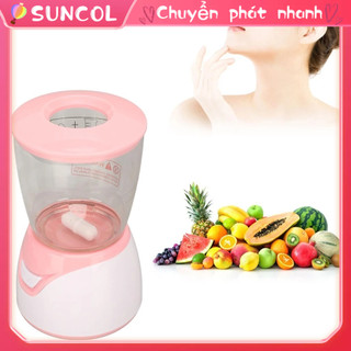 SUNCOL Bộ máy làm mặt nạ tự động chống nước IPX5 Máy rau quả trái cây nhắc nhở bằng giọng nói với 4 gói Collagen