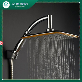 [Hàng Sẵn] Đầu vòi hoa sen áp suất cao Điều chỉnh đa năng Phòng tắm tăng trên cùng【Wyoming060】