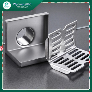 [Hàng Sẵn] Ống xả bên hông Thép không gỉ 304 Chống ăn mòn thoát sàn hình chữ L dày cho phòng tắm khách sạn【Wyoming060】