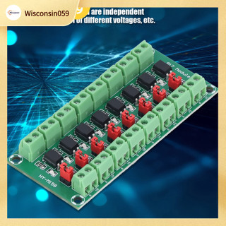 Bo mạch cách ly Optocoupler 8 Kênh cách ly Trình điều khiển quang điện Mô-đun cách ly 817 3.6‑30V