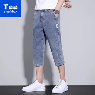 M-5xl Quần Short Denim Nam Mùa Hè Mỏng Thẳng Slim fit Crop Quần Size Lớn
