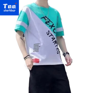 Bộ đồ ngắn tay Quần Short Hàn Quốc Bộ hai mảnh thể thao thông thường dành cho nam